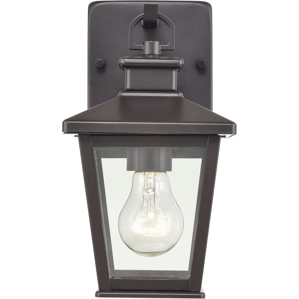 Bellmon 1 Light 10 inch Powder Coated Bronze Outdoor Wall Sconce